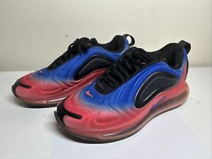 Nike Air Max 720 GS Red Blue Youth Sneakers Shoes Size 5Y Women’s 6.5 AQ3196-013
