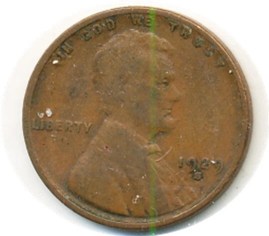 US Coin  1929-S   lincoln cent wheat back  VG-F....C-10017 - Image 1 of 1