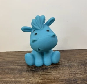 Infantino GoGaGa Bath Squirter Rubber Buddies Replacement Blue Donkey 3" Figure - Picture 1 of 5