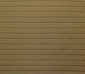 CRYPTON® WALNUT BROWN WAVY LINE STRIPES STAIN RESISTANT FABRIC BY THE YARD - Foto 1 di 5
