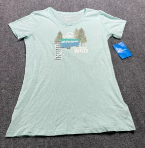 Columbia Super Natural Daisy Days Women Graphic Tee Short Sleeve T-Shirt Size M - Picture 1 of 10