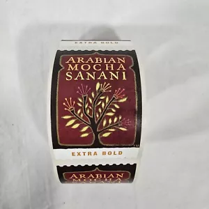 Starbucks Coffee ARABIAN MOCHA SANANI Extra Bold Sticker / Stempel - Rolle mit 13 - Bild 1 von 2