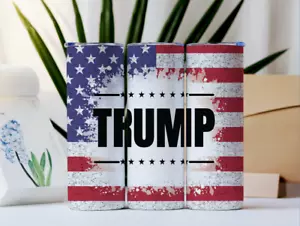 Nuovo - Tumbler MAGA rosso bianco e blu Trump 2024 20 once - Foto 1 di 2