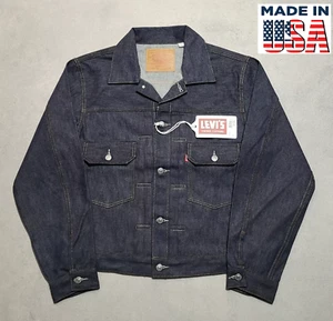 Levi's LVC Jacket 507XX Rigid Type 2 II 1953 Cone Denim Made in USA Size M - Picture 1 of 21