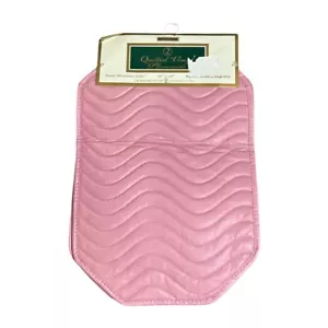 2 Better Homes Plastic Corp Pink Quilted Vinyl Placemats 12" x 18" New - Picture 1 of 5