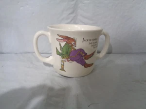 1986 Shafford - Mother Goose - Nursery Rhyme - Child's Cup / Mug - Picture 1 of 2