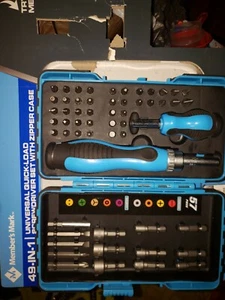Member's Mark 49 in 1 Universal Schnelllade Schraubendreher Set mit Reißverschluss Etui - Bild 1 von 1