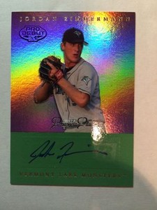 Jordan Zimmermann 2007 Tristar Prospect Plus Green #16 04/50 SP Autograph Rookie