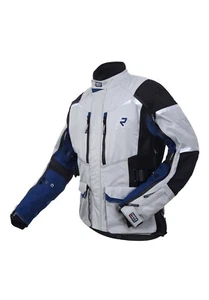 Motorrad Rukka Rimo-R Tex-Jacke Herren Grau/Blau Gr: 52 - Bild 1 von 2