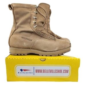 Neue hellbraune Belleville Stahlkappe Infanterie Kampfstiefel *mocinc.1982* - Bild 1 von 6