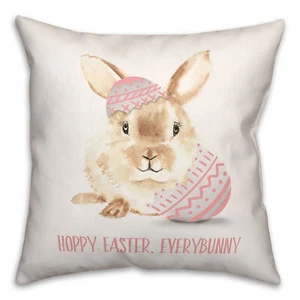 Creative Products Hoppy Easter 16 x 16 Spun Poly Pillow - Picture 1 of 3