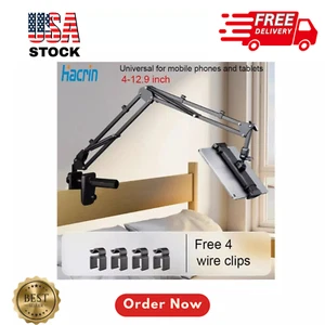 Tablet Holder for Bed,Adjustable Tablet Phone Bed Stand Mount with 360° Rotation - Picture 1 of 7