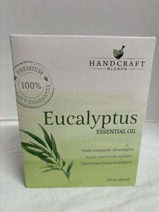 Aceite esencial de eucalipto Handcraft Blends botella de vidrio de 4 oz con gotero ¡NUEVO! - Imagen 1 de 4