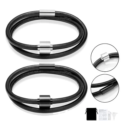 Pulsera Urna Joyería Cremación para Cilindro de Cenizas Cuero Genuino Cenizas Brazaletes Foto 1 de 4