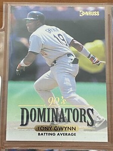 ⚾ 1994 Donruss Baseball 90s Dominators - Average Insert #1 Tony GWYNN ⚾