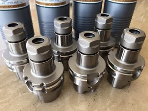6 piezas mandles de cuello HSK63A-ER20-80 equilibrados G2,5/24000 rpm #HSK63A-ER20 - Imagen 1 de 4