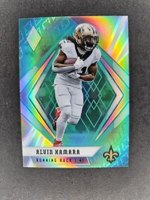 2020 Panini Phoenix Teal /175 Alvin Kamara #11 Saints  - Image 1 of 2