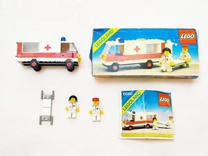 LEGO SET 1981 - 6680 TOWN CITY AMBULANCE - 100% COMPLETO IN OTTIME CONDIZIONI - Foto 1 di 9