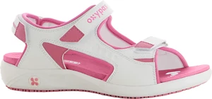PRIME Safety Jogger Sandale OLGA OB Leder rutschfest weiß/fuchsia Gr. 37 - Bild 1 von 1