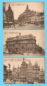 Belgium ANTWERPEN LOT OF 6 VINTAGE POSTCARD 5354 - Picture 1 of 4