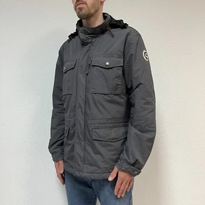 Napapijri Multipocket Military Type Outdoor Gray Jacket Size L-XL - Picture 1 of 14