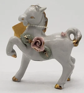 THAMES Porcelain Horse ~ Japan ~ Hand Painted - Picture 1 of 7