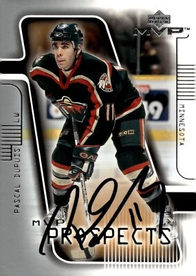 Pascal Dupuis - Signed 2001-02 Upper Deck MVP Prospects Rookie Card #204 - Image 1 of 2