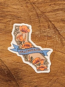 California Laptop Sticker Chromebook Notebook Folder Thermos Water Bottle - Picture 1 of 1