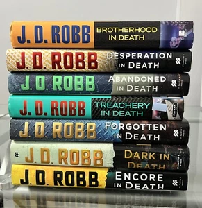 J.D Robb In Death Series Lot of 47 Books Hardcover & Paperback Mystery Thriller - Picture 1 of 4