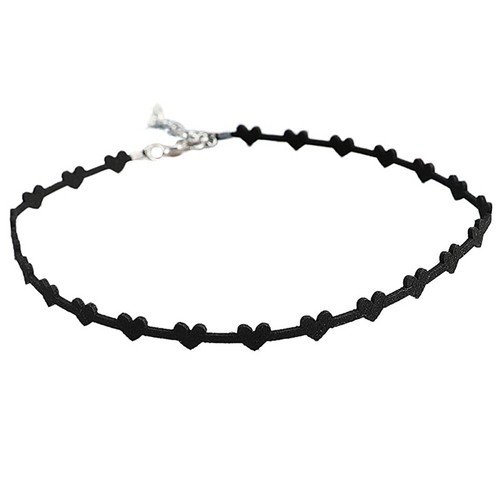 VETEMENTS Girocollo catena cuore donna collare cuore gotico chocker gioielli