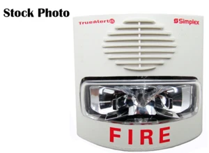 SIMPLEX 49AV-WWF White Wall Fire Alarm Strobe FAST FREE SHIPPING a - Picture 1 of 4