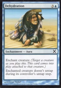 1X DEHYDRATION BLUE 10TH TENTH EDITION MTG MAGIC LP X1 (yourdeckbuilder) - Picture 1 of 1
