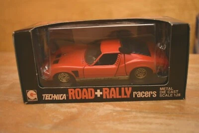 Technica Road Rally Racer GT-28 兰博基尼 Jota 红色 1 1/20 压铸汽车 全新 — 第 1/4 张图片