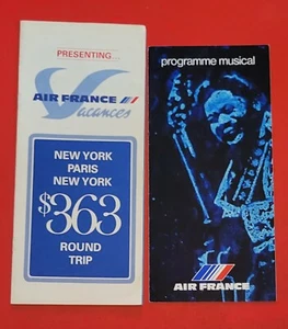 1978 Air France Music Program plus Ticket Info Book - Picture 1 of 1