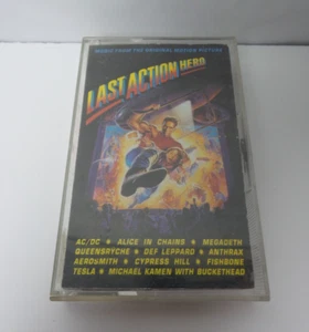 Last Action Hero Soundtrack Cassette Tape 1993. AC/DC, Alice In Chains, Megadeth - Picture 1 of 7