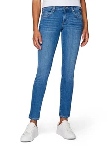 Jeans donna Mavi Lindy skinny a vita bassa, blu denim, W34 L34 - Foto 1 di 3