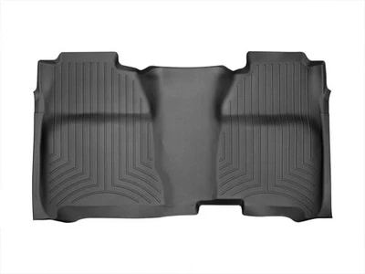 WeatherTech FloorLiner for 2015-2019 GMC Sierra 2500HD / 3500HD - 2nd Row, Black - Image 1 of 4