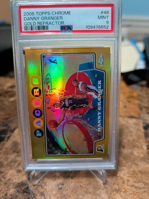 2008-09 Topps cromo Danny Granger refractor de oro #/50 Foto 1 de 2