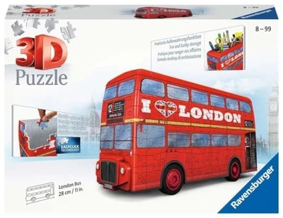 Ravensburger 3D Puzzle London Bus 216 Pieces Finished Size: 28cm Long Product - Image 1 of 4