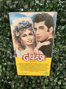 Grease 1982 VHS Yellow Cover - Picture 1 of 4