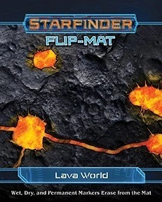 Starfinder (RPG) Flip-Mat: Lava World - Image 1 of 1
