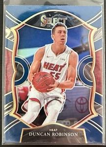 2020-21 PANINI SELECT DUNCAN ROBINSON CONCOURSE RETAIL BLUE PRIZM #30 HEAT - Picture 1 of 2