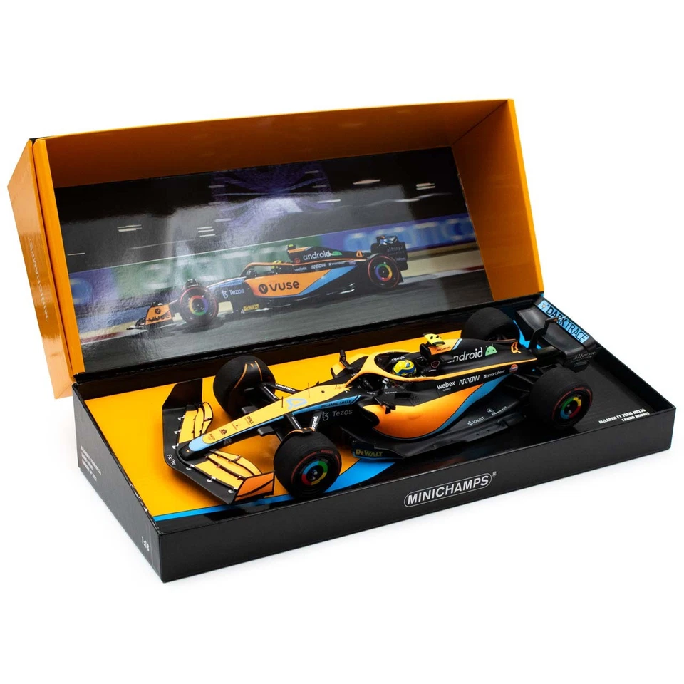 Lando Norris McLaren F1 Team MCL36 Formula 1 Bahrain GP 2022 1:18 - Immagine 1 di 1