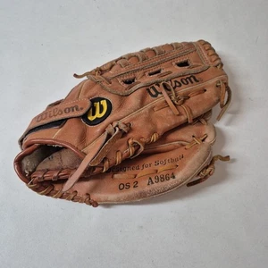 Wilson Optima Silver Series Softball Handschuh OS 2 A9864 RHT - Bild 1 von 18