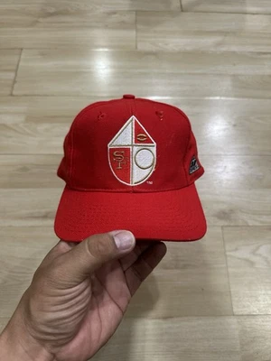 Vintage 80s San Francisco 49ers Apex Wool Blend Snapback Hat NFL Sportswear - Image 1 of 4