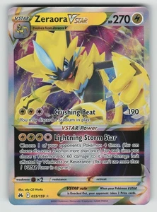 Zeraora VSTAR Ultra Raro Corona Zenith 055/159 Casi Nuevo - Imagen 1 de 2