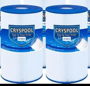 (2-Pack) Cryspool CP-08020 65SQ Spa & Pool Filter Replaces-C-8465, PWK65 - NEW - Picture 1 of 6
