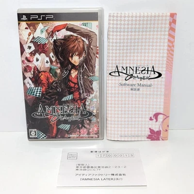 Amnesia Later Sony PSP PlayStation Portable 2012 Idea Factory Japanese ver - Image 1 of 4