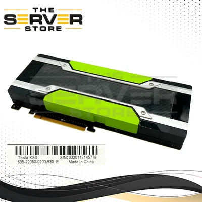 NVIDIA Tesla K80 24GB GDDR5 PCIe GPU Graphics Card 699-22080-0200-530 - Image 1 of 4