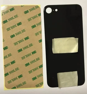 Back vetro Scocca Posteriore Per iPhone SE 2020 2022 Nero Foro Big - Imagen 1 de 1